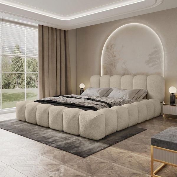 Compleo Polsterbett Designerbett, Wolkenbett, TOPSELLER, Modern Schlafzimmer, Made in EU, Wolkenbett modern