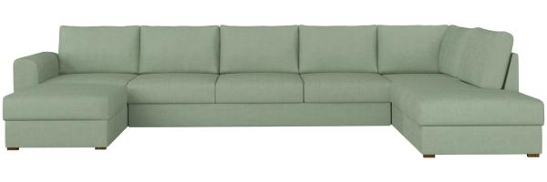 Ecksofa Wilma Large Premium, 2 Bettkasten und Schlaffunktion (Uttario Velvet 2954, Seite: Rechts)