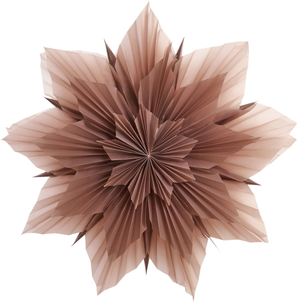 Weihnachtsdekoration OSTERAN Stern 59 cm Rosa