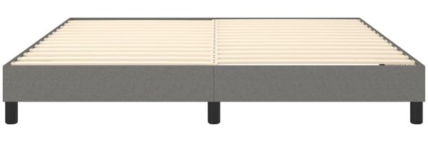Boxspringbett Dunkelgrau 180x200 cm Stoff [3120533] Bild 5