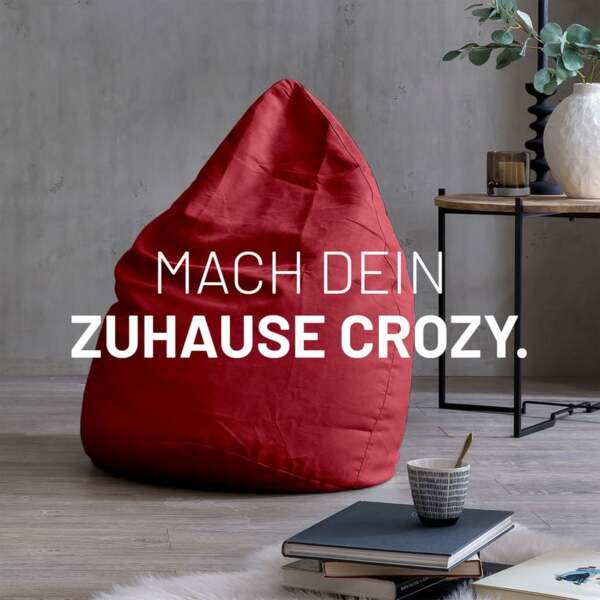 Lumaland 'Luxury XL Plus' Sitzsack, Rot, Polyester, 220 l Bild 3