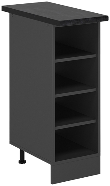 Küchenregal R-Line Anthrazit 30 cm , AP Anthrazit Vicco