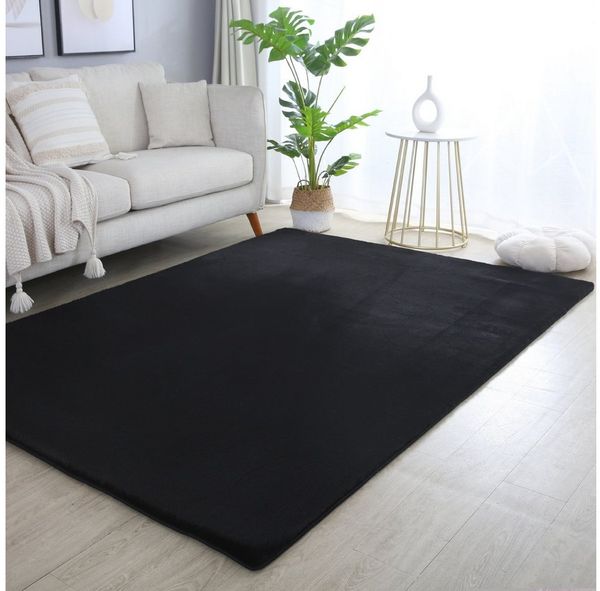 Carpettex Hochflor-Teppich Unicolor - Einfarbig, Läufer, Höhe: 20 mm, Teppich Wohnzimmer Einfarbig Shaggy Modern Flauschiger Felloptik Weich