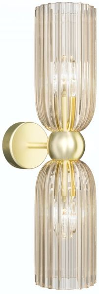 Maytoni Wandleuchte Antic 2-flammig Glas Gold transparent