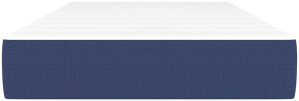 vidaXL Taschenfederkernmatratze Mittel Blau 80x200x20 cm Stoff 347680 Bild 3