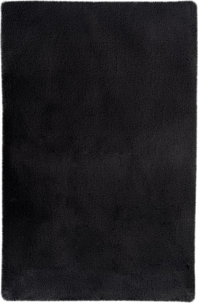 Badematte >Rabbit Light< in Dunkelgrau, 100% Polyester - 100x65cm (LxB)