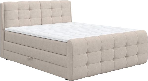 COTTA Boxspringbett Fort mit Bettkasten, inkl. Topper, erhältlich in verschiedenen Breiten (160cm, 180cm & 200cm)