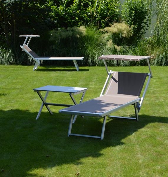 Sonnenliege Rimini Classic, taupe