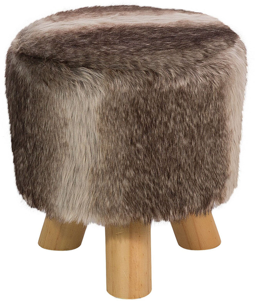 Hocker braun-beige TOPEKA
