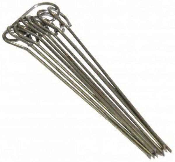 axentia Rouladenklammer Rouladennadeln, Edelstahl, 10 Stück 290015 (1-tlg)