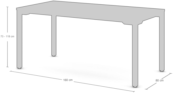 ASSMANN Höhenverstellbarer Schreibtisch Piacetta 160x80cm Eiche Natura Schwarz Metall Holz Bild 7