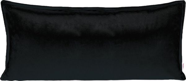 beties Kissenbezug Samt&Sonders, (1 Stück), längliche Samt Kissenhülle ca. 30x70 cm schwarz