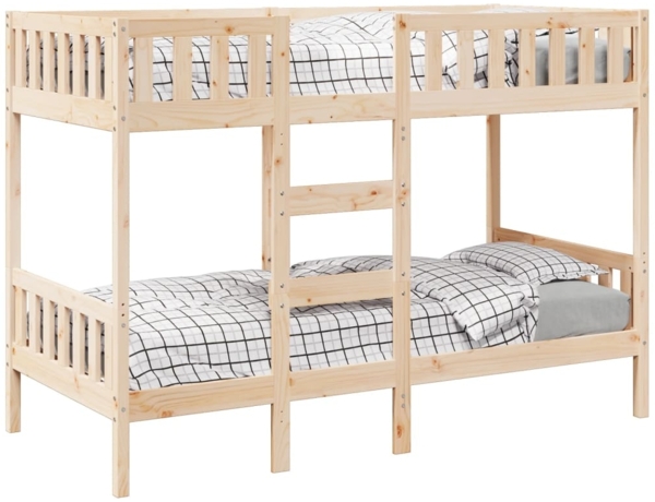 vidaXL Etagenbett 90x190 cm Massivholz Kiefer 3308604 Bild 3
