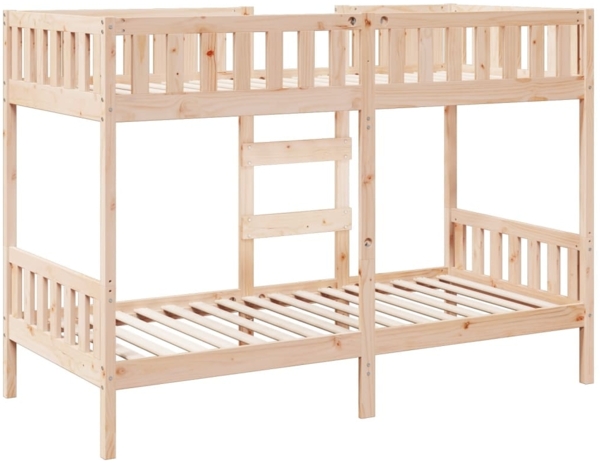 vidaXL Etagenbett 90x190 cm Massivholz Kiefer 3308604 Bild 6