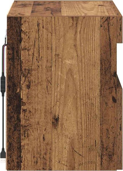 vidaXL TV-Wandregale 2 pcs Altholz 40 x 30 x 40 cm Holzwerkstoff 882972 Bild 10