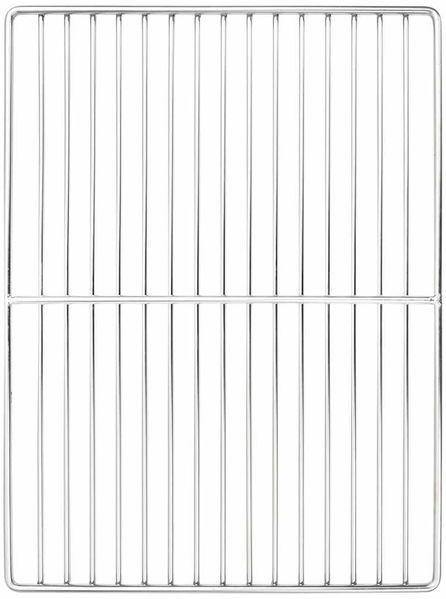 vidaXL Grillrost Silber 40 x 30 cm Edelstahl 42008310