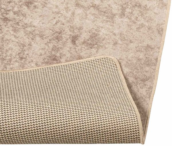 vidaXL Teppichläufer MARSA Beige 100 x 300 cm Polyester und PVC 42023093 Bild 4