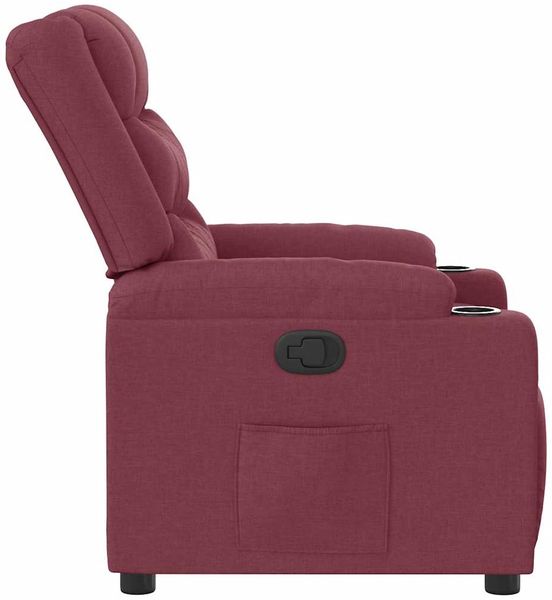 vidaXL Relaxsessel Weinrot Stoff 4019922 Bild 4