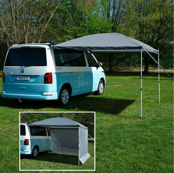 yourGEAR Sonnensegel your GEAR Parasol - Sonnendach Bulli Multivan Wohnmobil 2 x Seitenwand