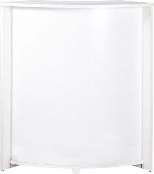 SIMMOB Barschrank VISIO097BL Barschrank Getränkeschrank Schrank Empfangstheke Bar Weiß