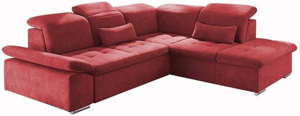 Ecksofa mit Schlaffunktion Wayne - verstellbaren Kopf- und Rückenlehnen