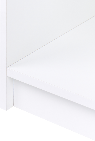 Bücherregal mit 5 Ebenen ZEHNA 197 cm Weiß Bild 6