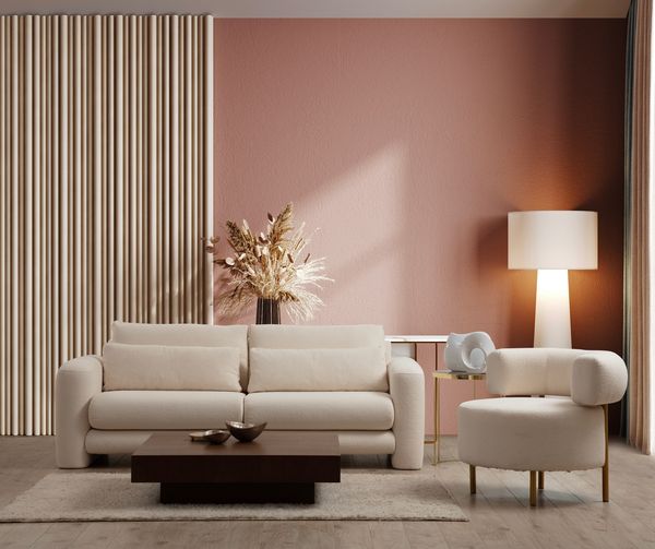 2-Sitzer-Sofa, 'Lily', 73 x 97 x 180, Creme