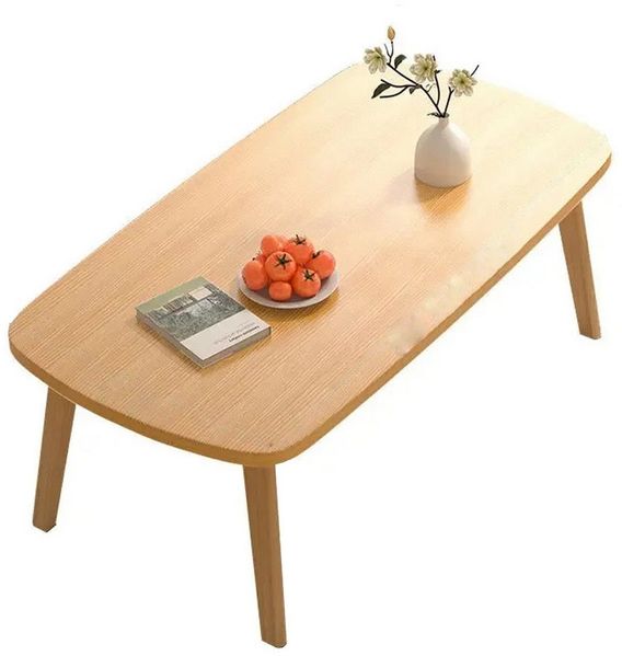 GarveeMore Couchtisch Klappbarer Couchtisch, zusammenklappbarer hölzerner Mini-Schreibtisch