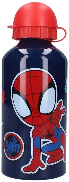 Spiderman Trinkflasche Kinder Trinkflasche aus Aluminium 500 ml mit praktischem Verschluss