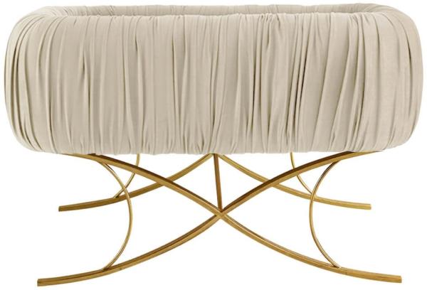 Celestina | Babywiege-Grau x gold Bild 1
