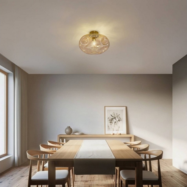 Lindby Deckenleuchten Lelia, Metall, Creme IP20, 1 x 15 W LED Bild 3