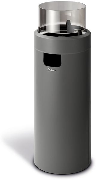 Terrassenfeuer NOVA LED L - grey / black 50mbar