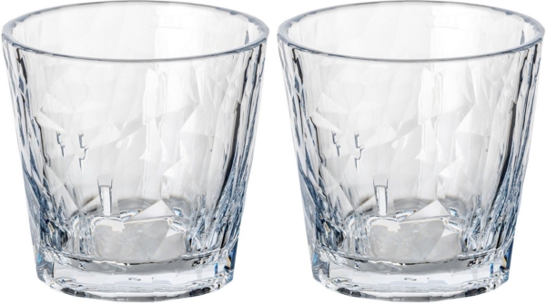 Koziol Superglas 250 ml Club No. 22 2er-Set crystal clear