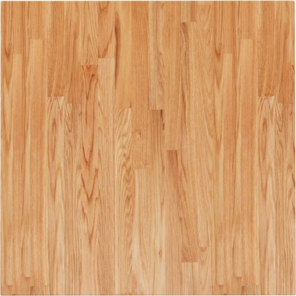 vidaXL Tischplatte Quadratisch Hellbraun 70x70x2,5cm Behandelte Eiche 343031 Bild 3