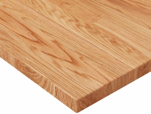 vidaXL Tischplatte Quadratisch Hellbraun 70x70x2,5cm Behandelte Eiche 343031 Bild 2