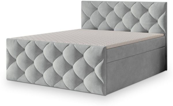 Masseno Boxbett ROVARI 160x200 cm mit Bonell Matratze und Topper