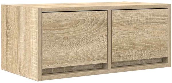 2 pcs TV-Schrank, Lowboard TV Sonoma-Eiche 60x31x25,5 cm Holzwerkstoff Bild 5