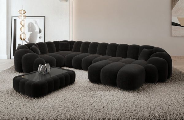 Sofa Dreams Sofa Rajada U Form Stoff