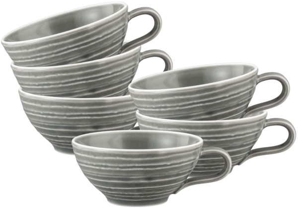 Seltmann Weiden Terra Teetasse 140 ml 6er Set - Perlgrau