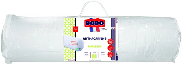 DODO - ACTIPLUS Nackenrolle Stoff Weiß - B x H 20 cm x L 90 cm