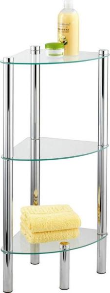 WENKO Eckregal Yago mit 3 Glasablagen