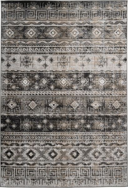 Kurzflorteppich Kuekene 100 Grau 80x150 cm