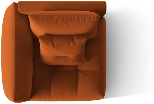 Micadoni Eckmodul Bloom Links Samt Casino Terrakotta Bild 4