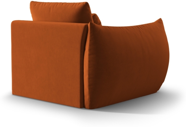 Micadoni Eckmodul Bloom Links Samt Casino Terrakotta Bild 3