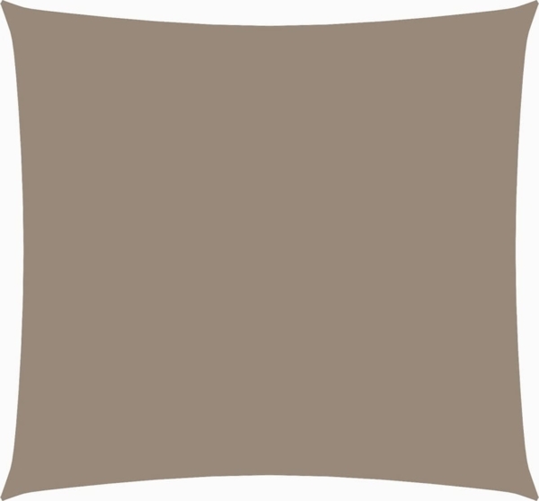 vidaXL Sonnensegel Oxford-Gewebe Quadratisch 4,5x4,5 m Taupe 135415