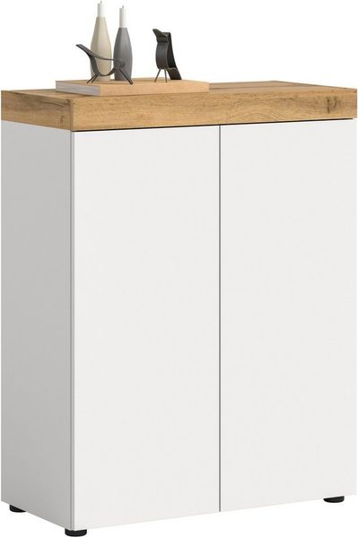 OTTO home Schuhschrank MAMBO, Breite 77cm, stehend & hängend, push-2-open (1-St, 2 farbige Ausführung) Schuhschrank, Schuhkommode, Flur, Diele