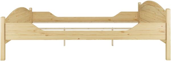 Klassisches Ehebett in Überlänge 180x220 Kiefer massiv Doppelbett Zubehör wählbar V-60.30-18-220Rollrost inkl. Bild 8
