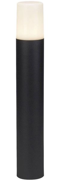LED Sockelleuchte, Aluminium schwarz, H 50 cm