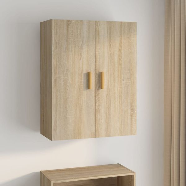Hängeschrank, Badschrank, Küchenschrank Sonoma-Eiche 69,5x34x90 cm