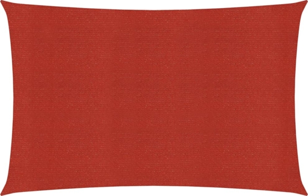 vidaXL Sonnensegel 160 g/m² Rot 2,5x5 m HDPE 311621